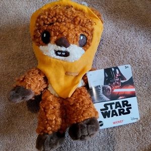 Disney Star Wars 8" Wicket Ewok Plush Character Toy by Mattel, NWT